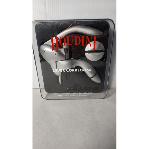 Houdini‎ Lever Corkscrew Wine Opener Foil Cutter Spare Spiral Bar Tool - Picture 9 of 9